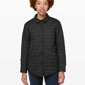 Lululemon Black/Gray Reversible Switch Please Shacket Jacket